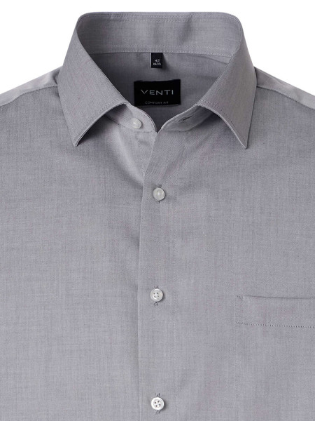 VENTI Regular Fit Camisa Gris claro Kent Twill - Vista 1