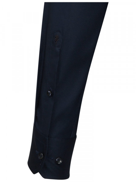SEIDENSTICKER Tailored Fit Camisa Azul oscuro Business Kent Struktur - Vista 1