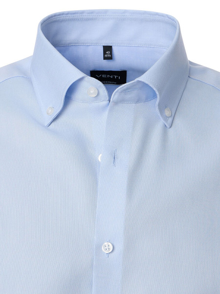 VENTI Regular Fit Camisa Azul claro Button-Down Fein Oxford - Vista 1