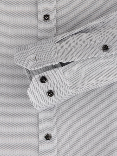 VENTI Slim Fit Camisa Gris Kent Easy Care  - Vista 2