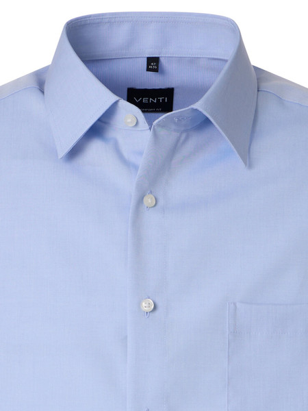 VENTI Comfort Fit Camisa Azul claro Kent Popeline - Vista 1