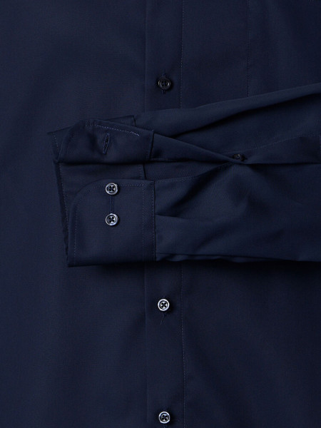 VENTI Comfort Fit Camisa Azul oscuro Kent Twill - Vista 2