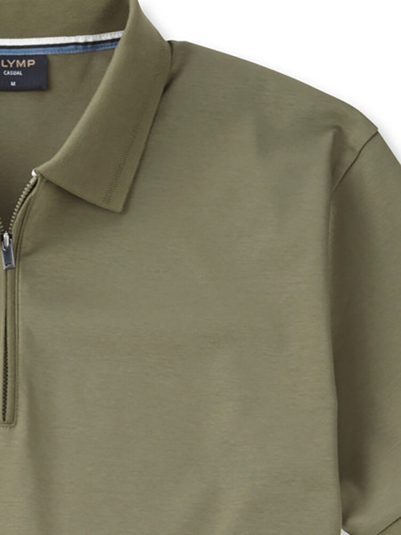 OLYMP Polo Verde oscuro Jersey