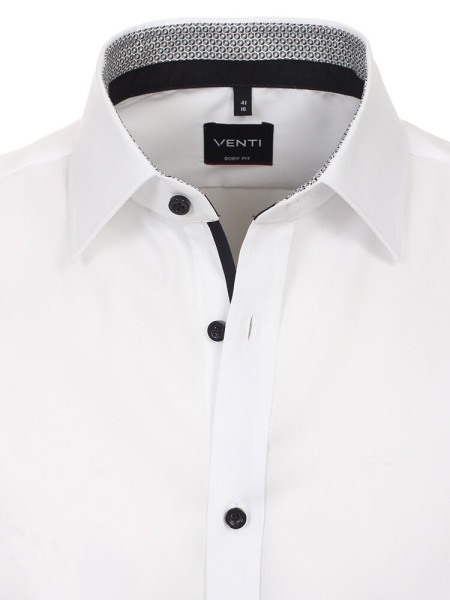VENTI Slim Fit Camisa Blanco Kent Easy Care  - Vista 1