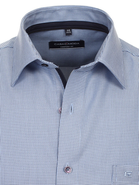 CASAMODA Comfort Fit Camisa Azul medio Kent Struktur - Vista 1