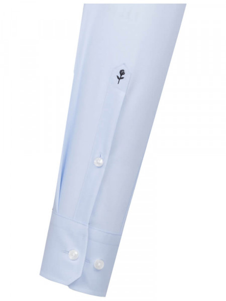 SEIDENSTICKER Regular Fit Camisa Azul claro Business Kent Popeline - Vista 1