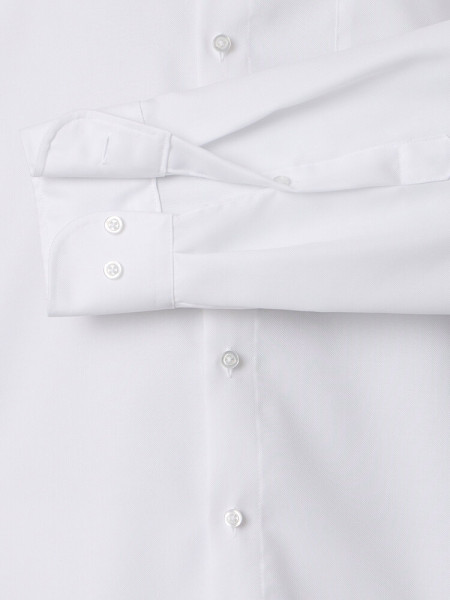 VENTI Comfort Fit Camisa Blanco Button-Down Fein Oxford - Vista 2