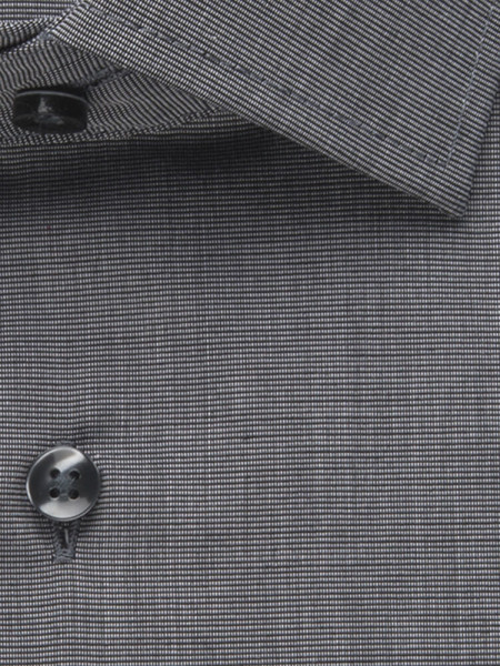 SEIDENSTICKER Regular Fit Camisa Antracita Business Kent Fil à Fil - Vista 3