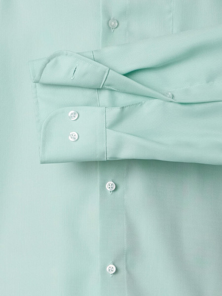 VENTI Comfort Fit Camisa Verde Button-Down Fein Oxford - Vista 2