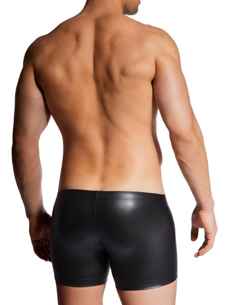MANSTORE Regular Fit Negro Microfaser