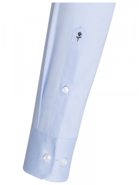 SEIDENSTICKER Slim Fit Camisa Azul claro Business Kent Chambray - Vista 1