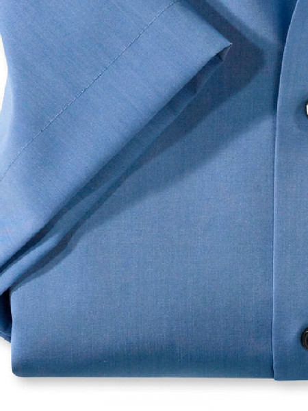 OLYMP Comfort Fit Camisa Azul medio New Kent Chambray - Vista 2