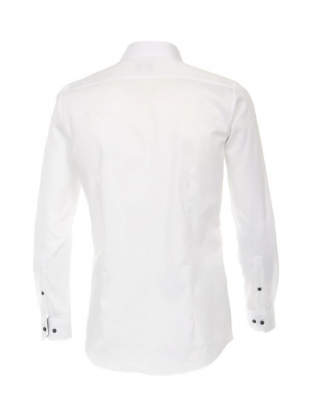 VENTI Slim Fit Camisa Blanco Kent Twill