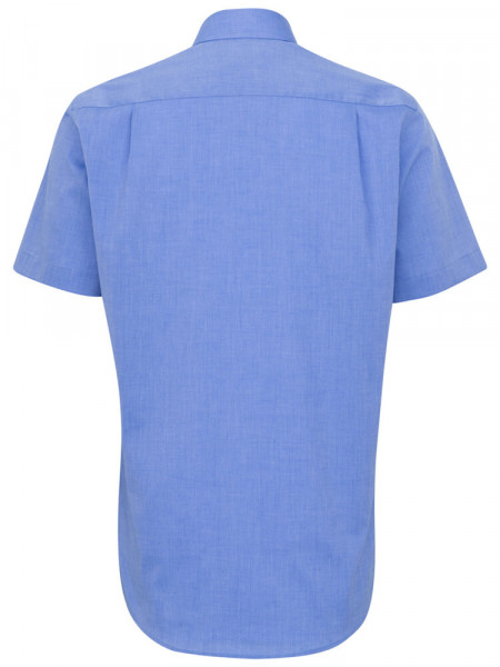 SEIDENSTICKER Regular Fit Camisa Azul medio Business Kent Fil à Fil