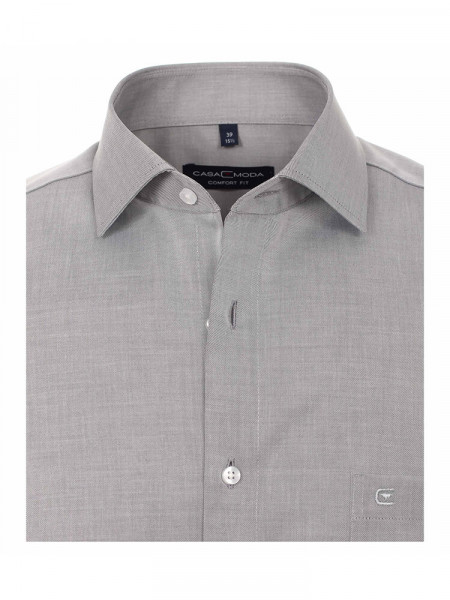 CASAMODA Comfort Fit Camisa Gris claro Kent Twill - Vista 1
