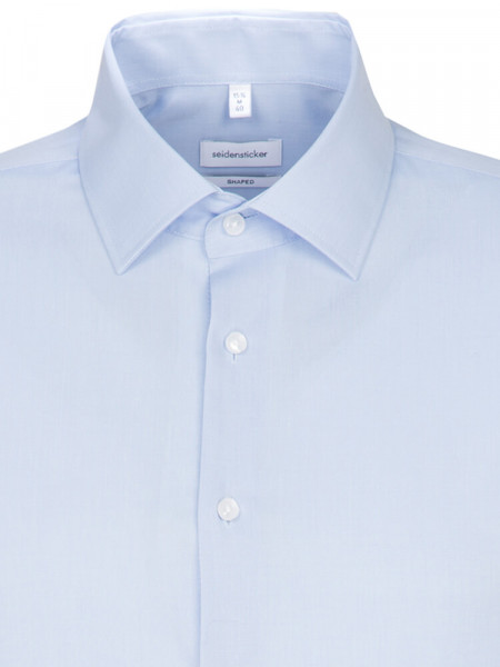 SEIDENSTICKER Tailored Fit Camisa Azul claro Business Kent Fil à Fil - Vista 2