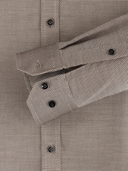 VENTI Slim Fit Camisa Marrón claro Kent Easy Care  - Vista 2