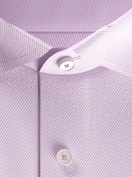 SEIDENSTICKER Slim Fit Camisa Lila Business Kent Twill