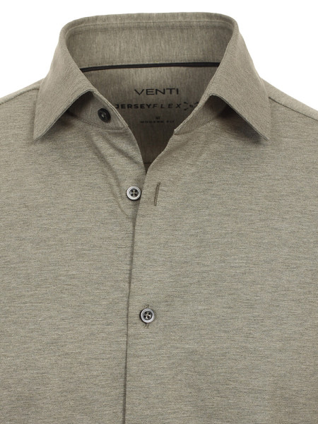 VENTI Regular Fit Camisa Verde Kent Jersey - Vista 1