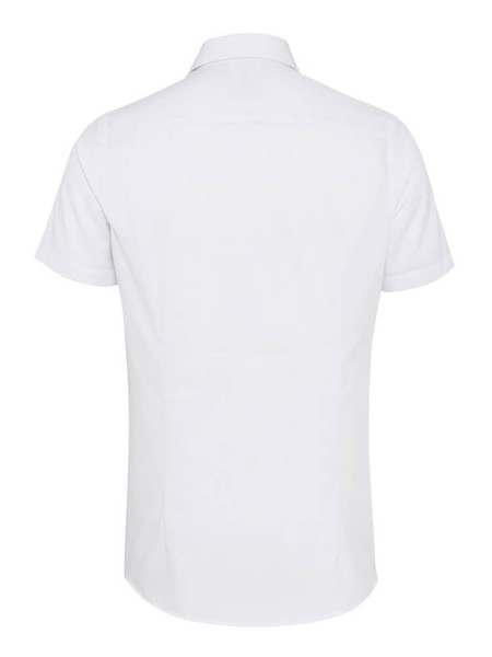 PURE Regular Fit Camisa Blanco Kent Popeline
