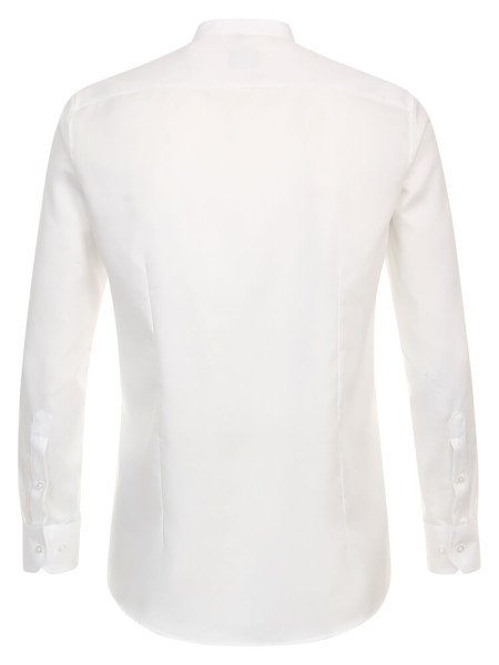 VENTI Regular Fit Camisa Blanco Stehkragen Popeline