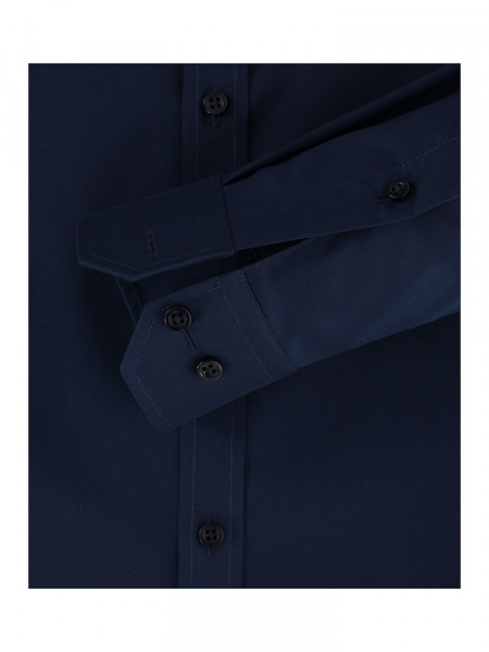 VENTI Slim Fit Camisa Marina Kent Popeline - Vista 2