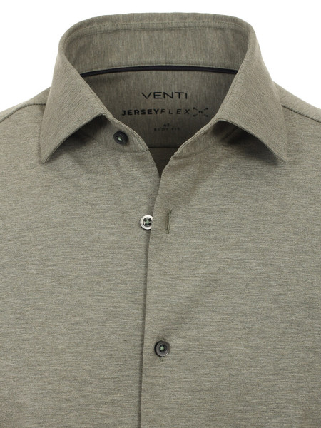 VENTI Slim Fit Camisa Verde Kent Jersey - Vista 1