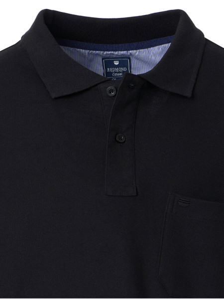 REDMOND Polo Negro Piqué - Vista 1