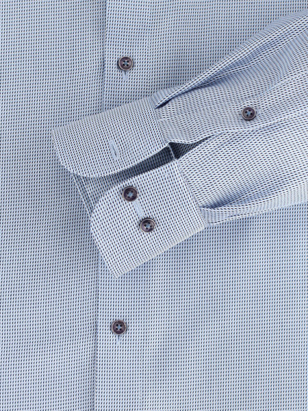 CASAMODA Comfort Fit Camisa Azul medio Kent Struktur - Vista 2
