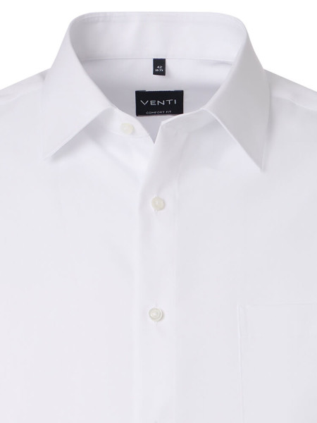 VENTI Comfort Fit Camisa Blanco Kent Popeline - Vista 1