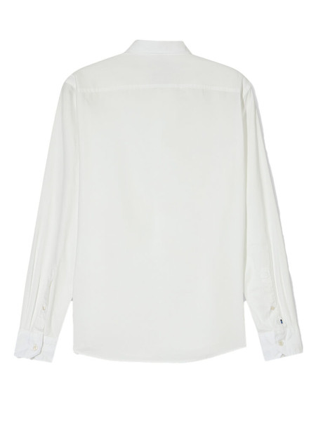 OLYMP Regular Fit Camisa Blanco Button-Down Fein Oxford - Vista 1