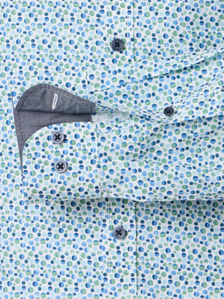 CASAMODA Regular Fit Camisa Verde Button-Down Easy Care  - Vista 2