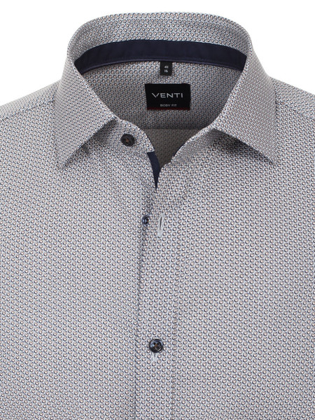 VENTI Slim Fit Camisa Marrón claro Kent Easy Care  - Vista 1