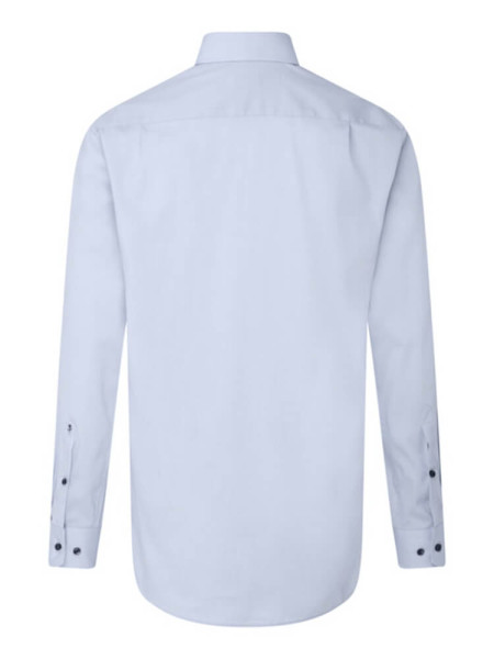 SEIDENSTICKER Regular Fit Camisa Azul claro Business Kent Fil à Fil