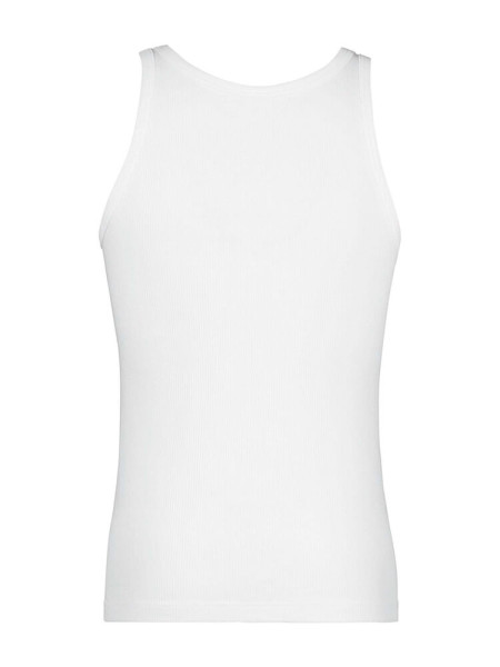 HUBER Regular Fit Blanco Doppelrippenstich - Vista 2