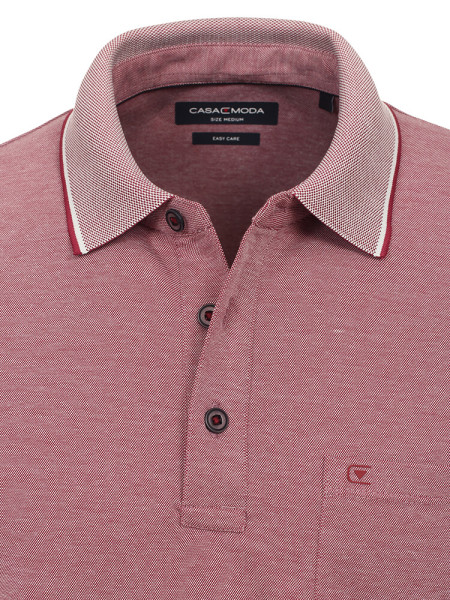 CASAMODA Polo Rojo Extrafeine Qualität - Vista 1