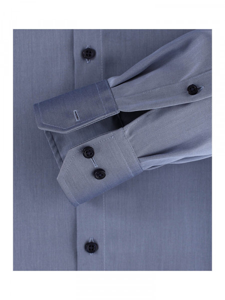 VENTI Regular Fit Camisa Azul oscuro Kent Twill - Vista 2