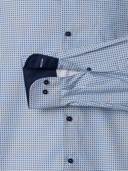 VENTI Comfort Fit Camisa Azul claro Kent Popeline - Vista 2