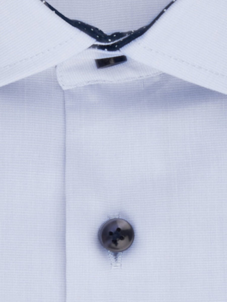 SEIDENSTICKER Regular Fit Camisa Azul claro Business Kent Fil à Fil - Vista 1