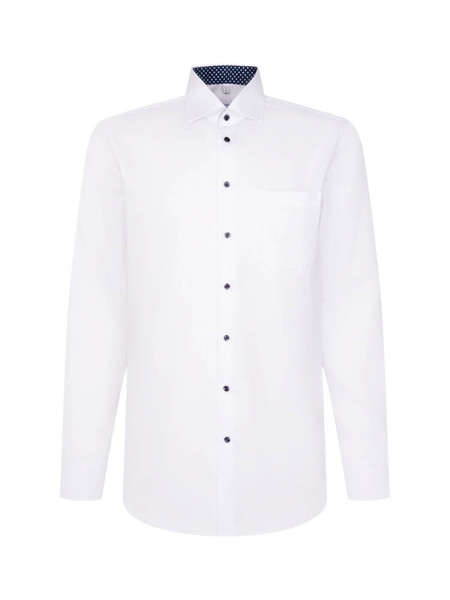 SEIDENSTICKER Regular Fit Camisa Blanco New Kent Twill