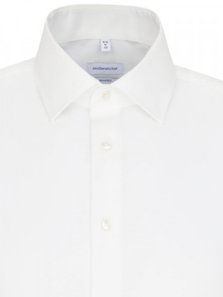 SEIDENSTICKER Tailored Fit Camisa Beige claro Business Kent Popeline - Vista 2