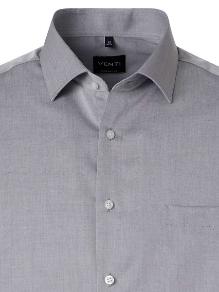 VENTI Comfort Fit Camisa Gris Kent Twill - Vista 1
