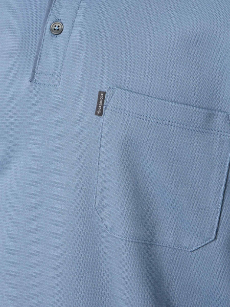 CASAMODA Polo Azul claro Piqué - Vista 2