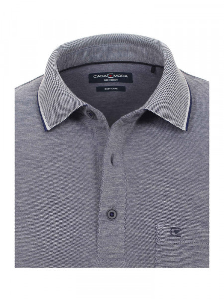 CASAMODA Polo Azul humo Piqué - Vista 1