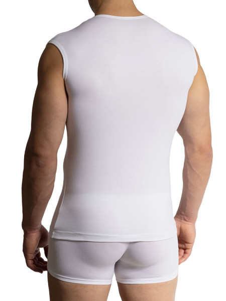 OLAF BENZ Regular Fit Blanco Feinripp