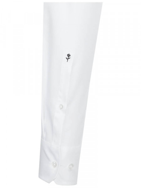 SEIDENSTICKER Tailored Fit Camisa Blanco Business Kent Struktur - Vista 1
