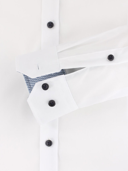 VENTI Slim Fit Camisa Blanco Kent Easy Care  - Vista 2