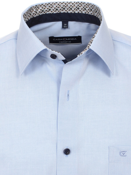 CASAMODA Comfort Fit Camisa Azul claro Kent Popeline - Vista 1