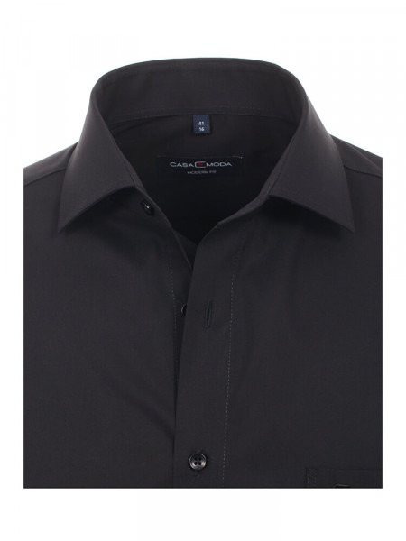 CASAMODA Regular Fit Camisa Negro Kent Popeline - Vista 1