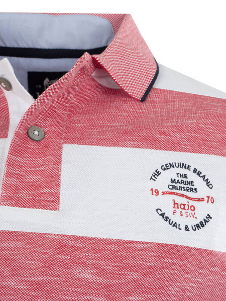 HAJO Polo Rojo Piqué - Vista 1